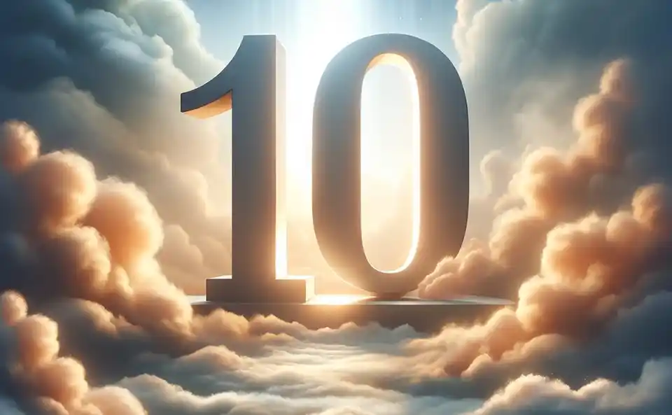 Significado espiritual do número anjo 10