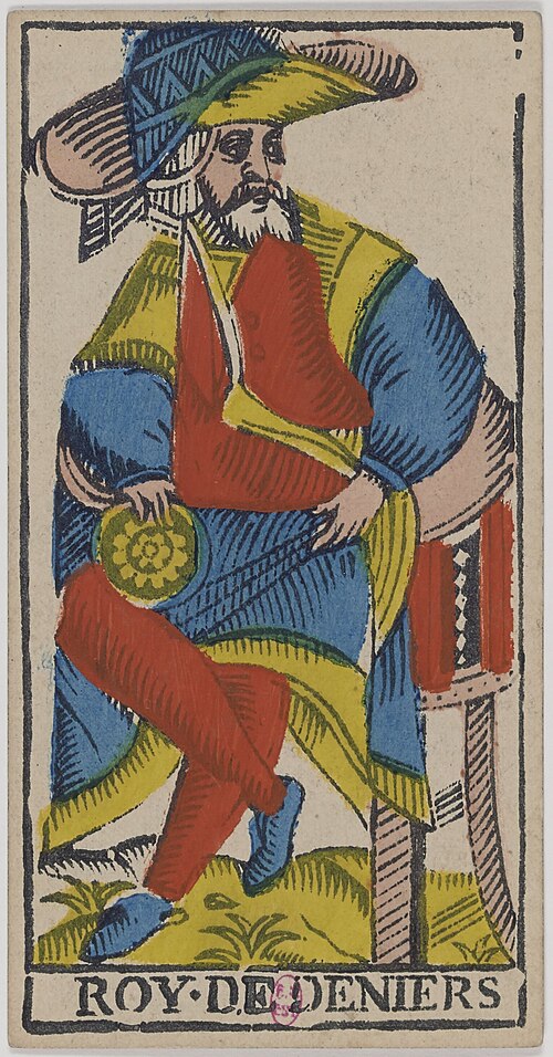 Rei de Ouros · Tarô de Marselha histórico