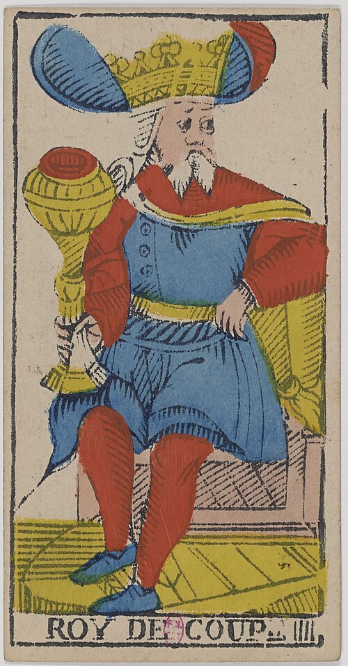 Rei de Copas · Tarô de Marselha histórico