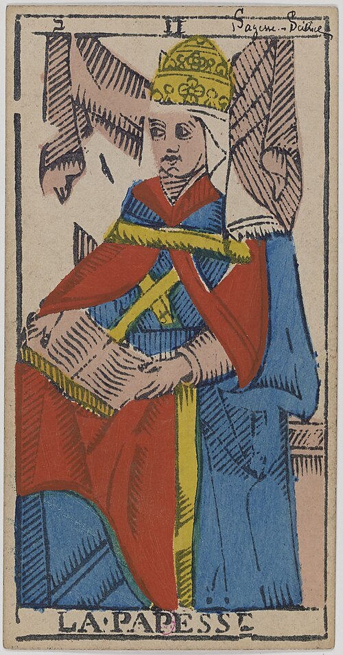 A Papisa · Tarô de Marselha histórico