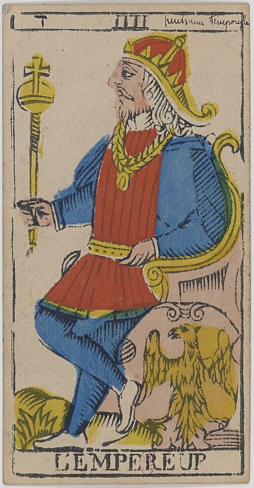 O Imperador · Tarô de Marselha histórico