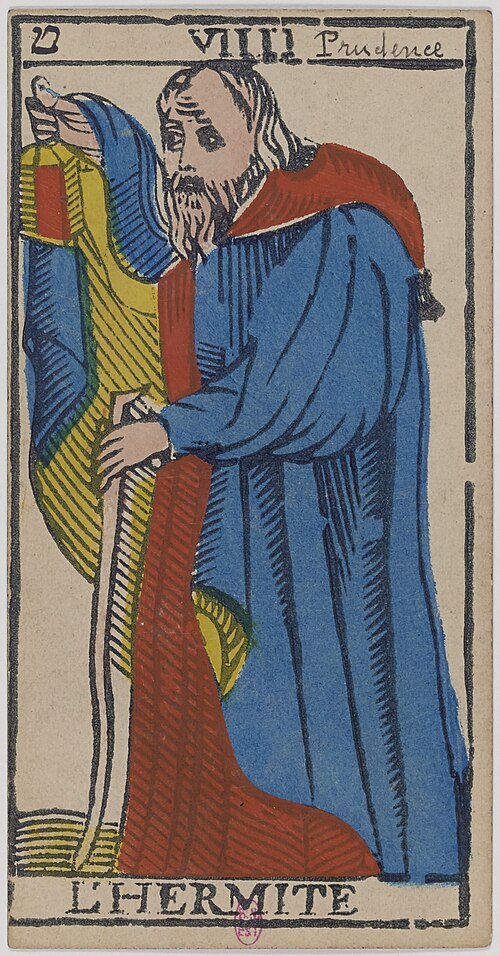 O Eremita · Tarô de Marselha histórico