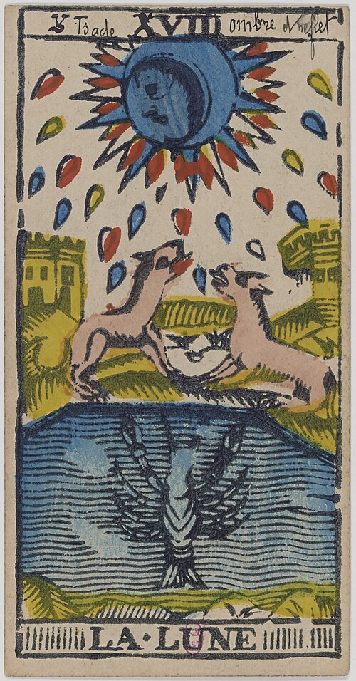 A Lua · Tarô de Marselha histórico