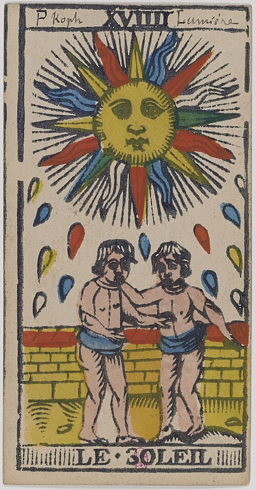 O Sol · Tarô de Marselha histórico